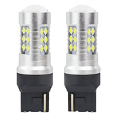 Λευκός λαμπτήρας LED T20 7440 W21W με CANBUS