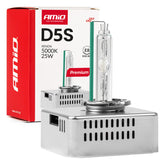 Λάμπα Xenon D5S με θερμοκρασία χρώματος 5000K