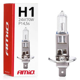 Διαφανής λάμπα αλογόνου H1 24 V 70 W