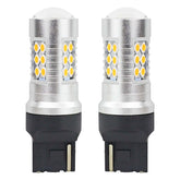 Λάμπα LED CANBUS T20 7440 WY21W με πορτοκαλί φωτισμό