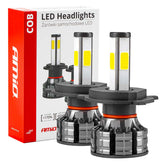 H4 COB LED-forlygter