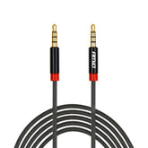 Μαύρο καλώδιο AUX με βύσμα mini-jack