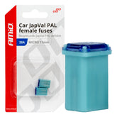 Θηλυκή μικροασφάλεια JAPVAL PAL 20 A και 11 mm