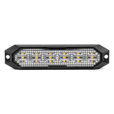 Slimt LED-advarselsblink til grill med orange lys