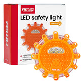 LED-advarselslampe med orange advarselslys