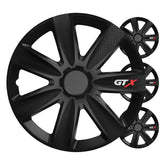 Τάσια GTX σε μαύρο carbon για ατσάλινες ζάντες 15 ιντσών