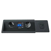VW Passat & Arteon 2016-2019 ταχυφορτιστής USB-C και διακλαδωτής 12V για αναπτήρα αυτοκινήτου