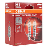 Λαμπτήρας αλογόνου Osram H1 NIGHT BREAKER SILVER 12 V 55 W