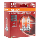 Λαμπτήρες αλογόνου Osram H7 NIGHT BREAKER SILVER, 2 τεμ.