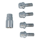 Αντικλεπτικά μπουλόνια τροχών Carpoint M12x1,5x26mm με σφαιρική έδρα C