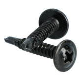 Αυτοδιάτρητες βίδες Carpoint, μαύρες, Ø 4 mm, 25 mm, 100 τεμ.