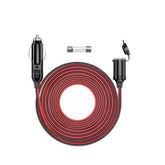 Καλώδιο προέκτασης αναπτήρα 4 μέτρων 12V/24V – καλώδιο τροφοδοσίας αυτοκινήτου με ασφάλεια 15A