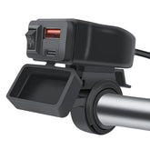<h2>Φορτιστής USB-C & USB QC3.0 για μοτοσυκλέτα με διακόπτη</h2>