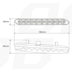 Φώτα ημέρας DRL 810 με σειρά LED