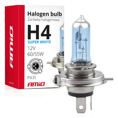 Λαμπτήρας αλογόνου H4 Super White με φίλτρο UV