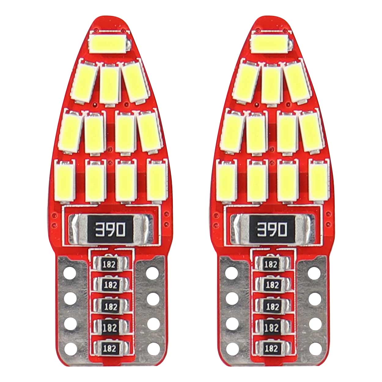 Λάμπα LED T10e W5W με CANBUS και 24 LED διόδους SMD 3014