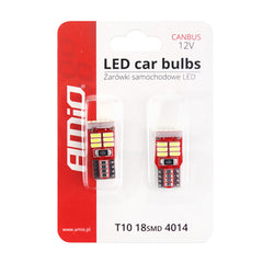 Συσκευασία με δύο λαμπτήρες LED W5W T10