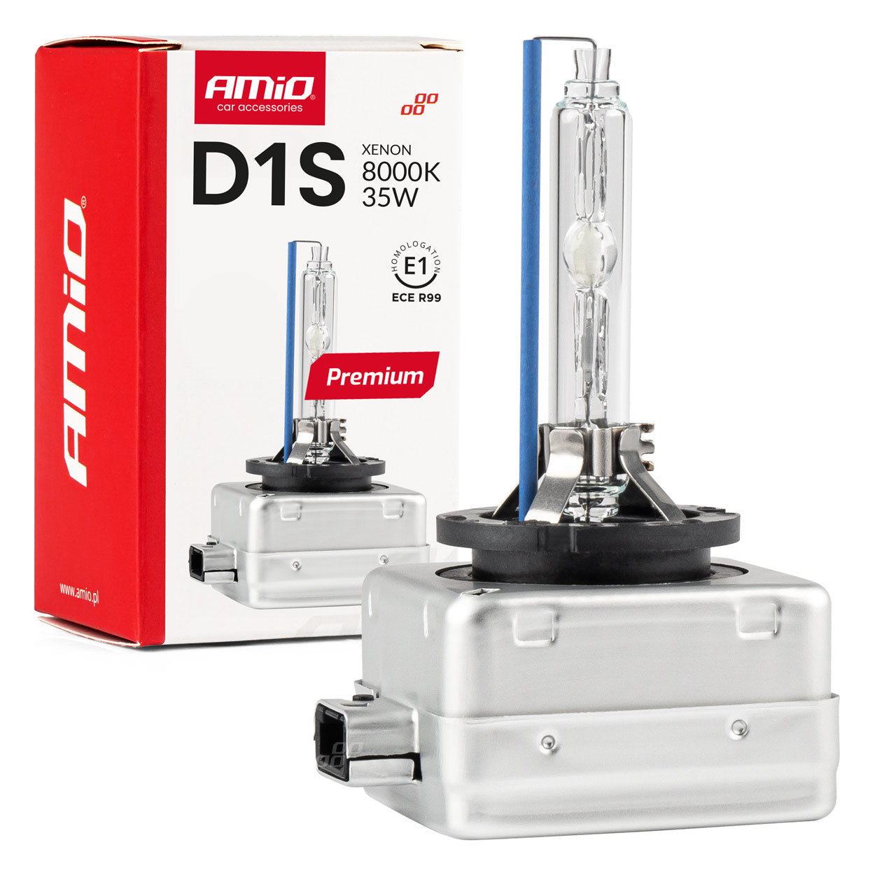 Λάμπα xenon D1S με θερμοκρασία χρώματος 8000K