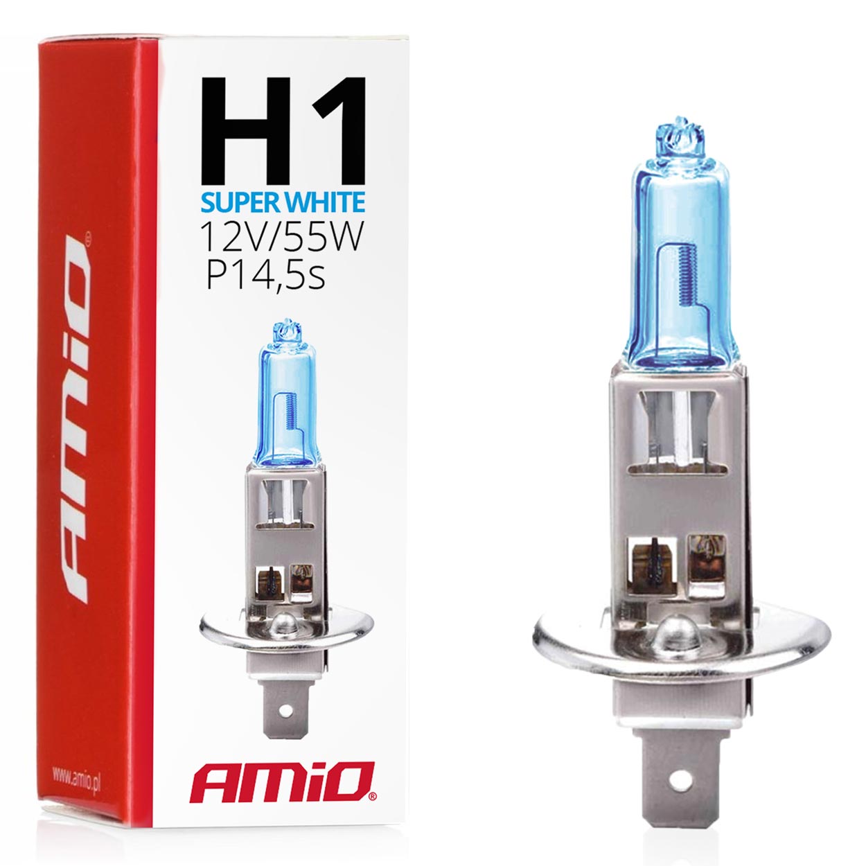 Μπλε αλογόνου λάμπα H1 12 V 55 W Super White