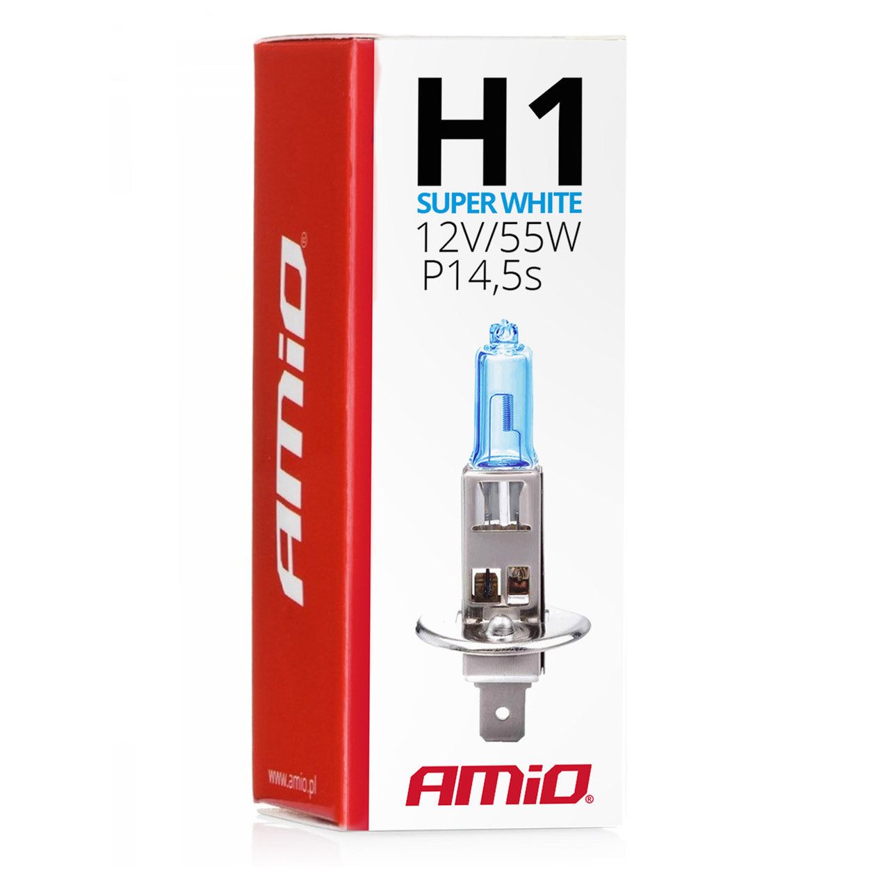Λάμπα αλογόνου H1 Super White με μπλε απόχρωση