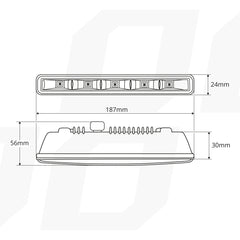 Φώτα ημέρας DRL 501HP για τοποθέτηση σε στενά ανοίγματα