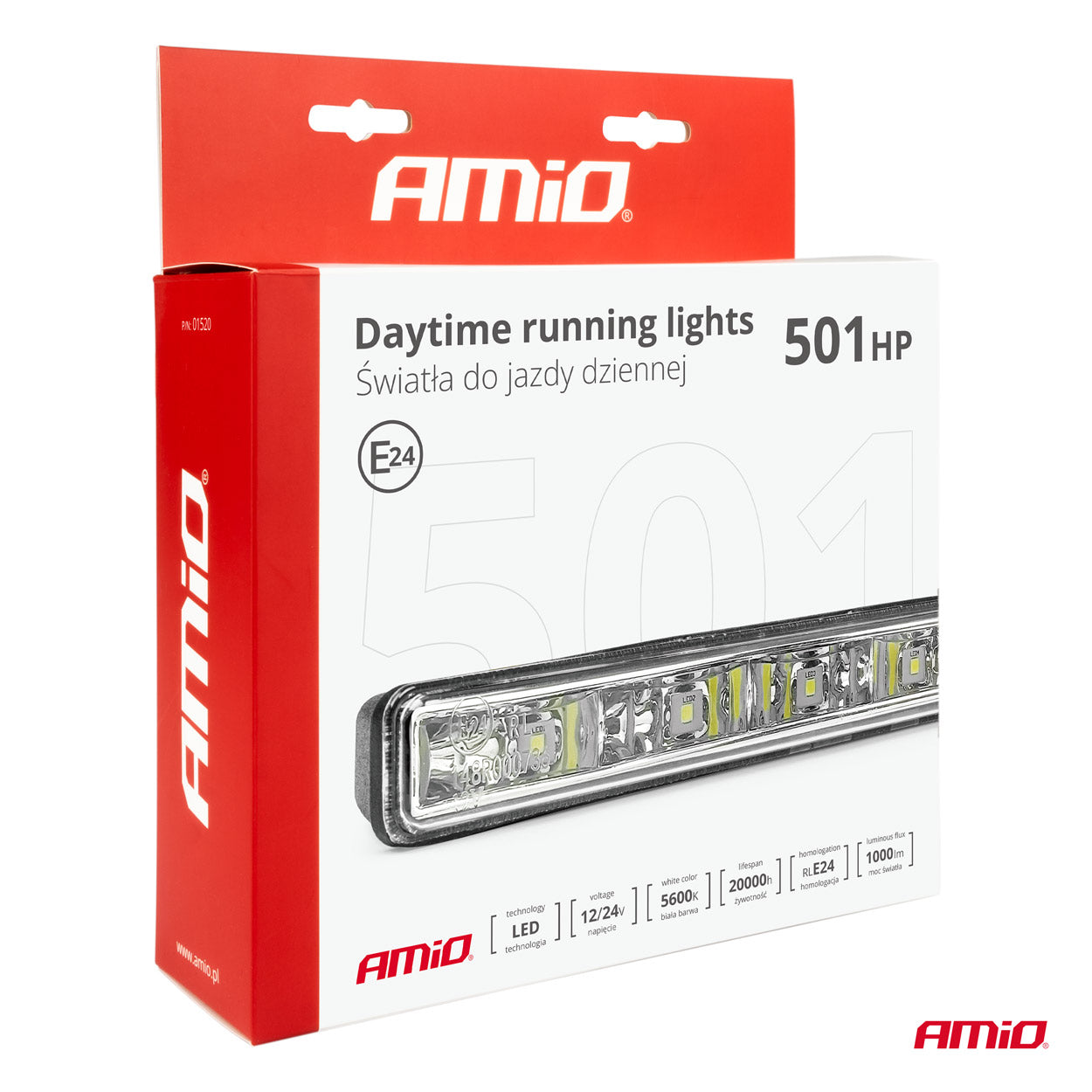 Σετ με δύο φώτα ημέρας DRL 501HP