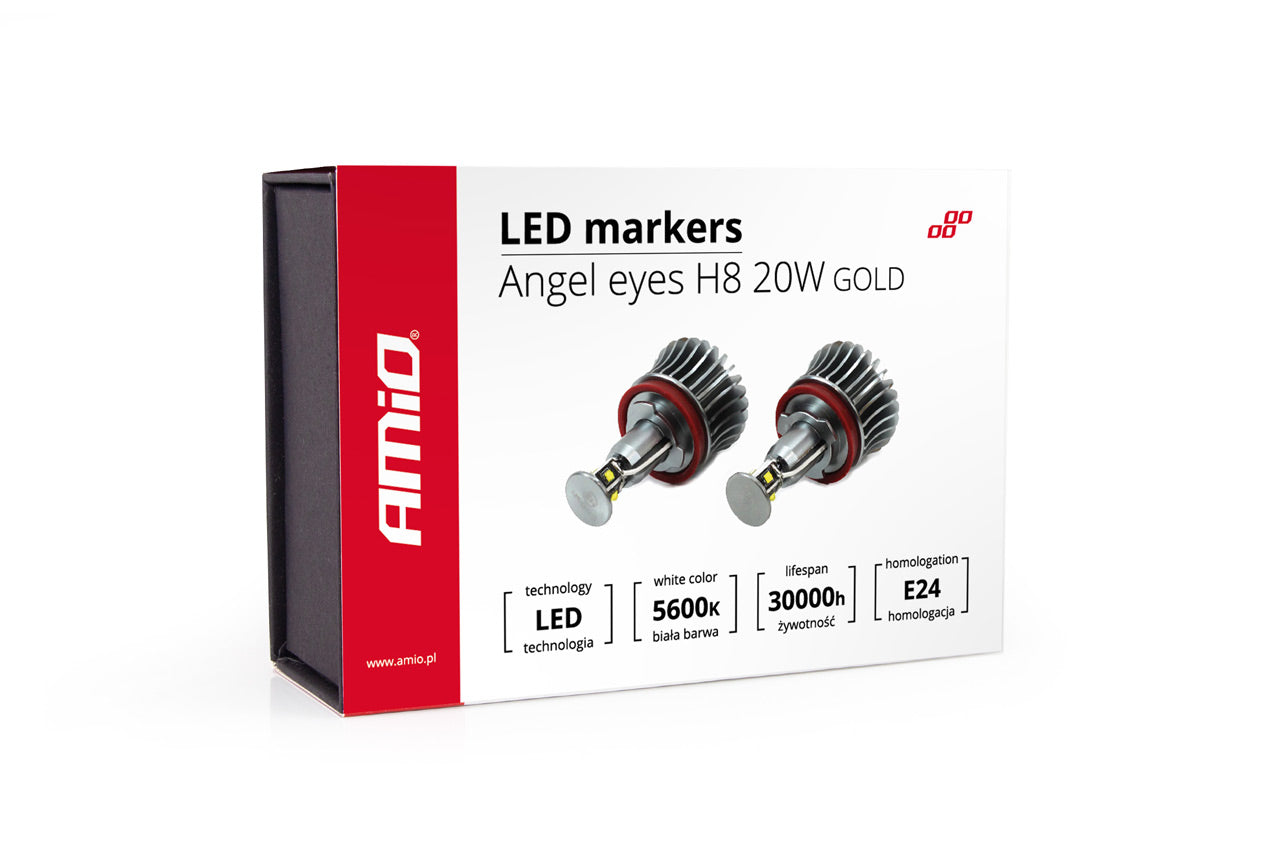 LED δείκτης H8 20W GOLD για BMW