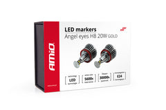 LED δείκτης H8 20W GOLD για BMW