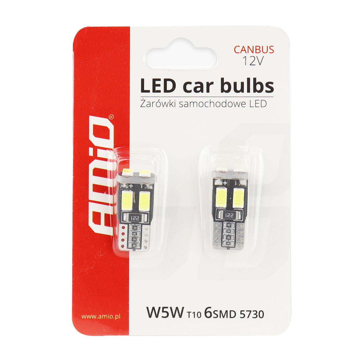 Λάμπα LED CANBUS T10 W5W για τα φώτα του αυτοκινήτου