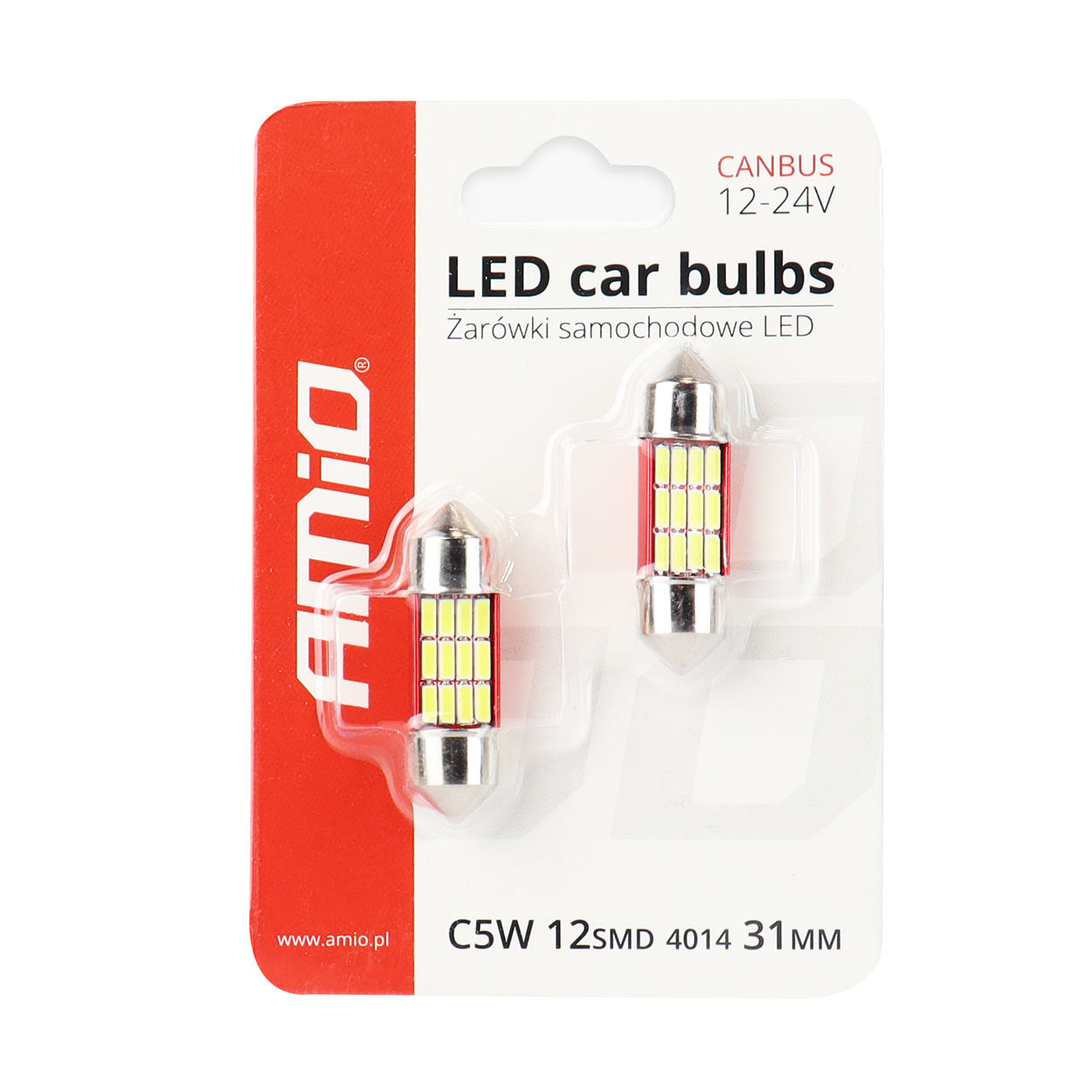 Λάμπα σωλήνα LED CANBUS για 12/24 V