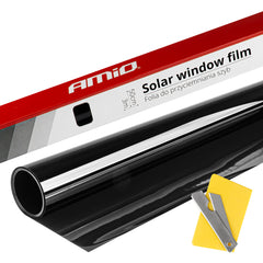 Mørk sort solfilm 50 x 300 cm