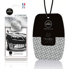 Aroma Car Prestige Card Chrome hængende luftfrisker til bil