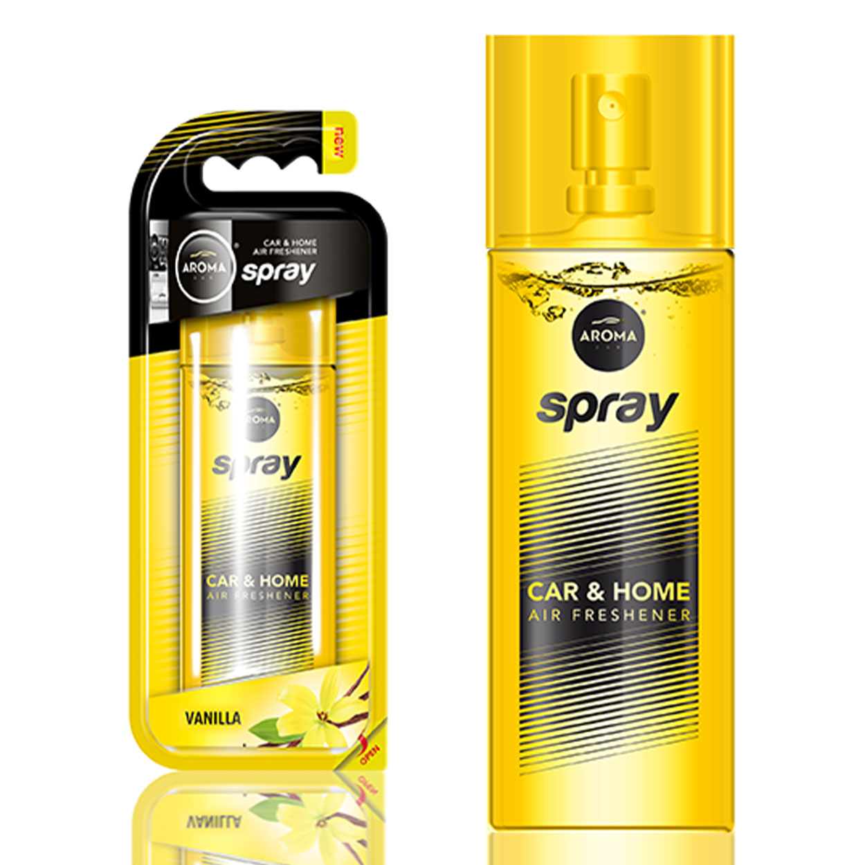 Αρωματικό αυτοκινήτου Aroma Car με άρωμα βανίλιας σε φιάλη σπρέι 50 ml
