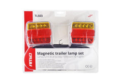 Magnetisk trailerlygte med LED-lys