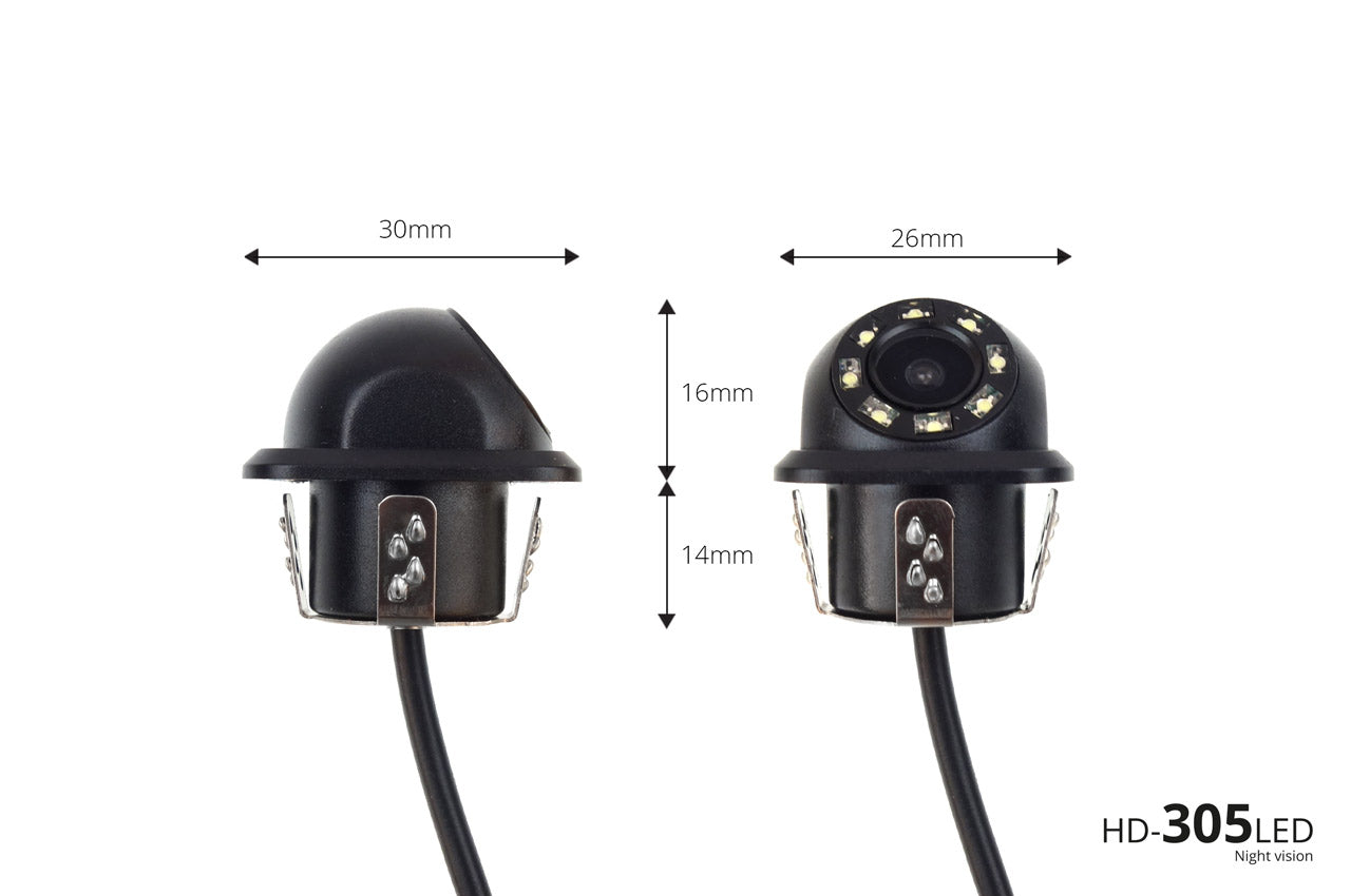 Detalje af HD-305-LED-bakkamera