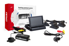 Parkeringsassistentsystem med HD-305-LED-kamera og TFT-display