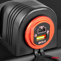 USB-billader med Qualcomm Quick Charge 3.0