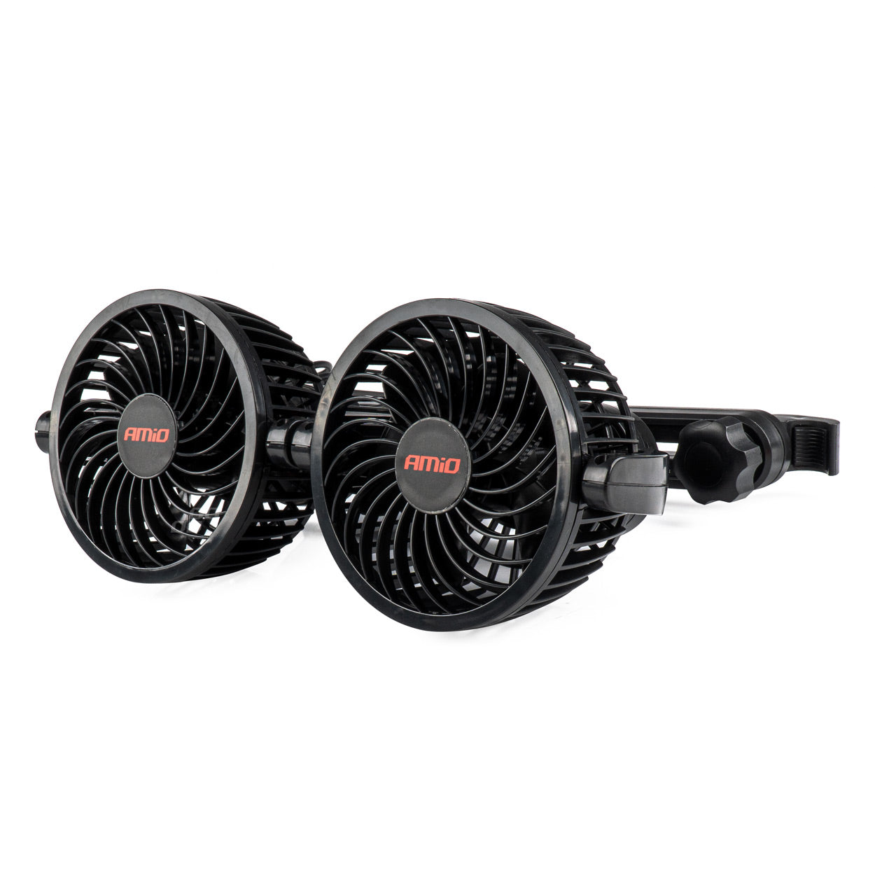 12V bilventilator til nakkestøtte med to propelblade