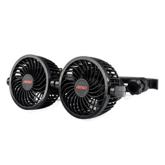 12V bilventilator til nakkestøtte med to propelblade