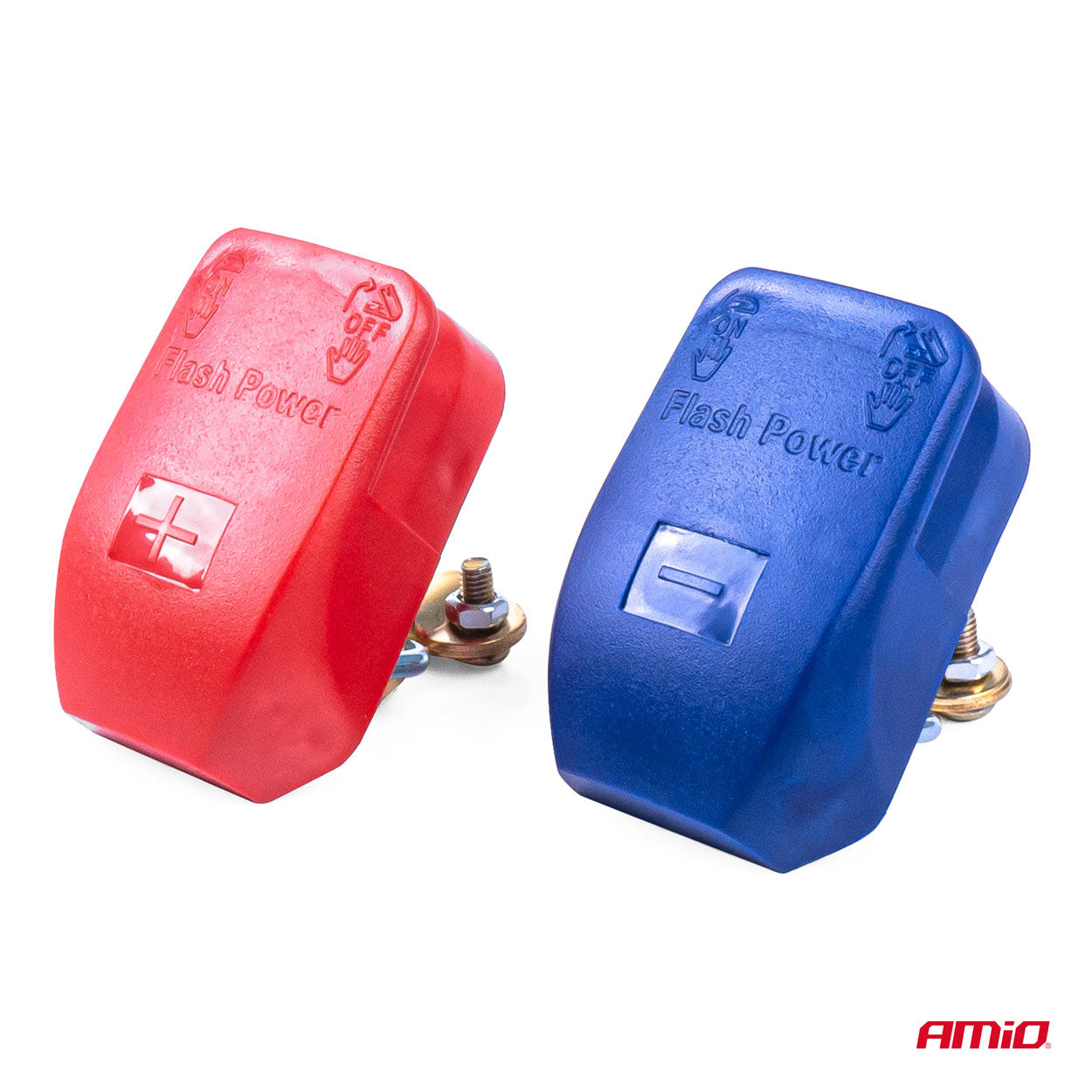 Batteriklemmer med Euro-type 1-poler
