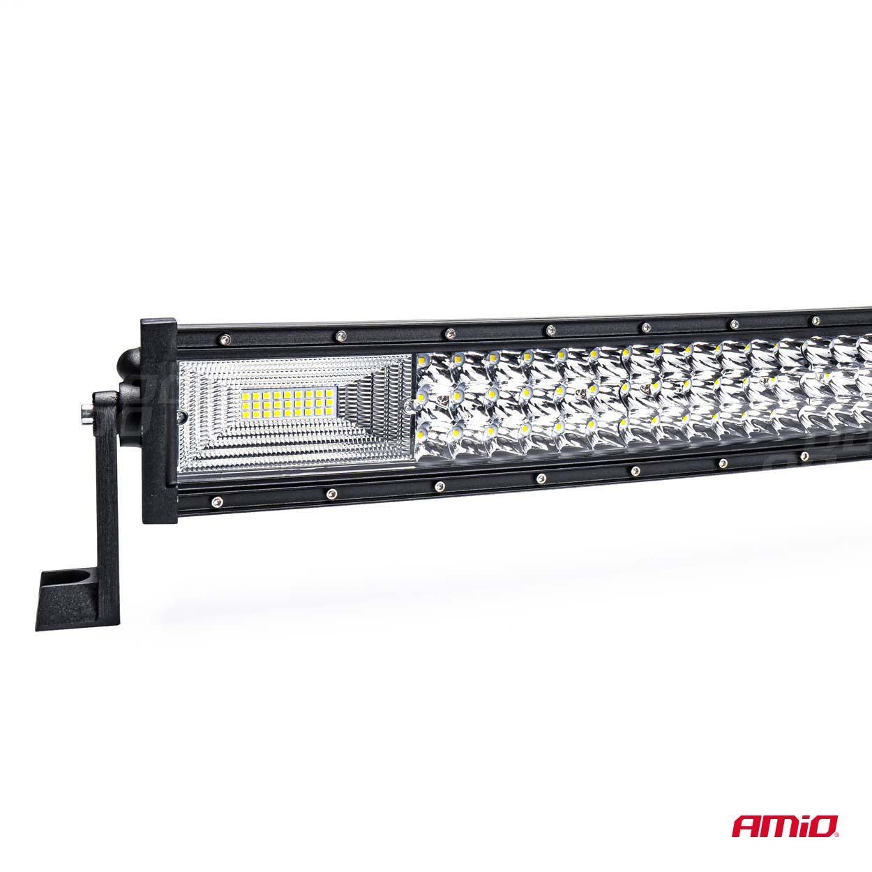 Buet LED-arbejdslygte på 52 cm set fra siden