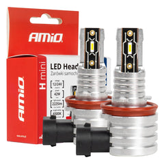 LED-pærer H8 H9 H11 H16 med 6500 K hvidt lys