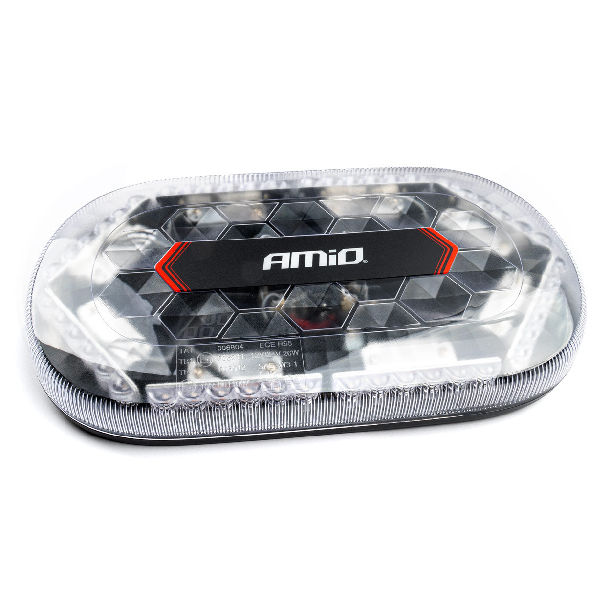 LED-advarselslygte med orange LED-lys