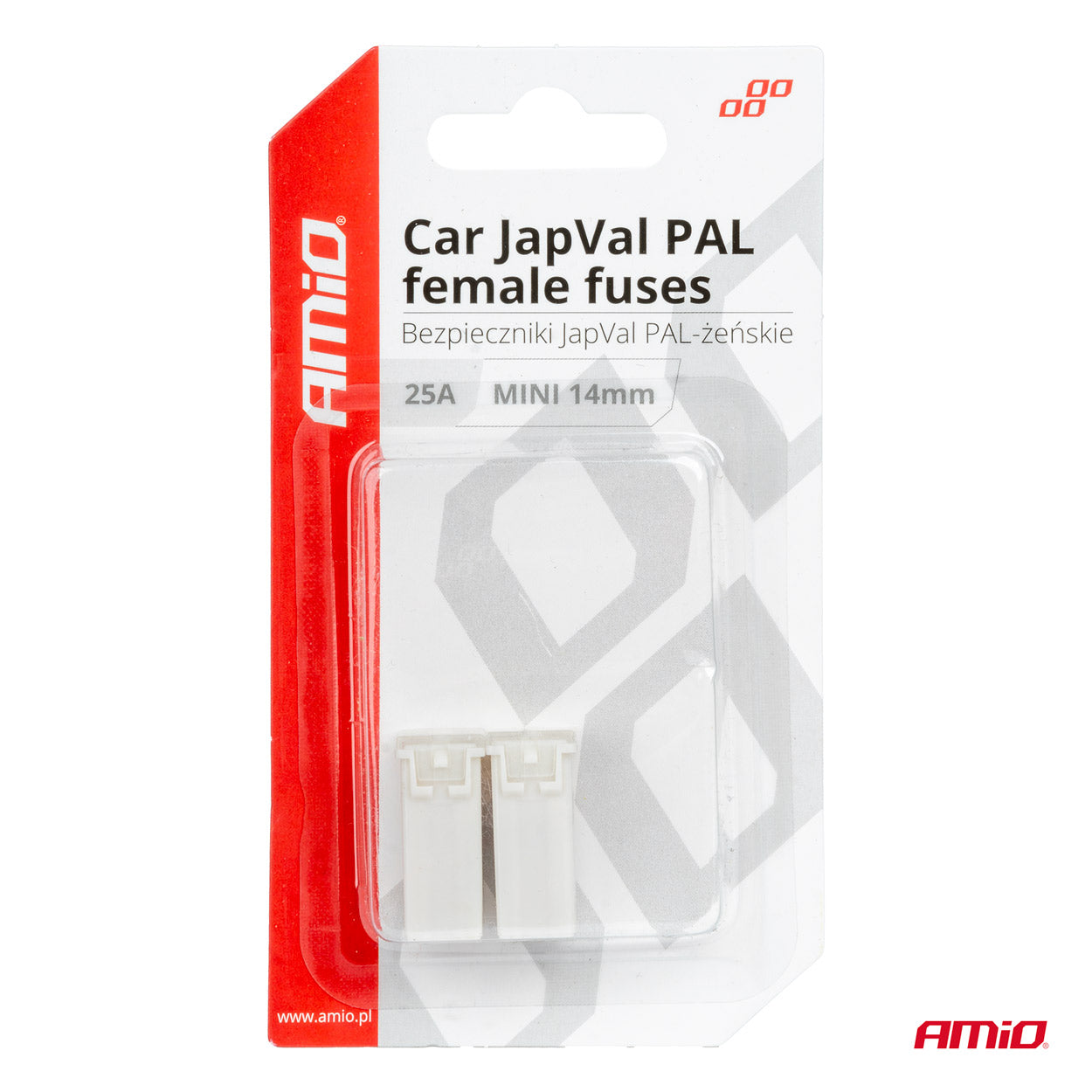 JAPVAL PAL female minisikring i 14 mm dimension