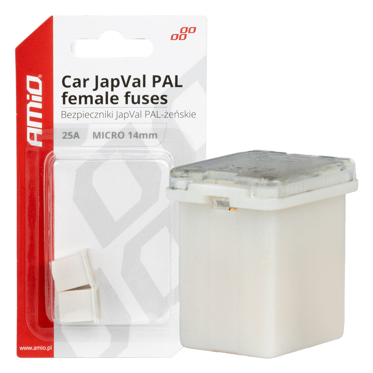 JAPVAL PAL female micro-sikring 25A