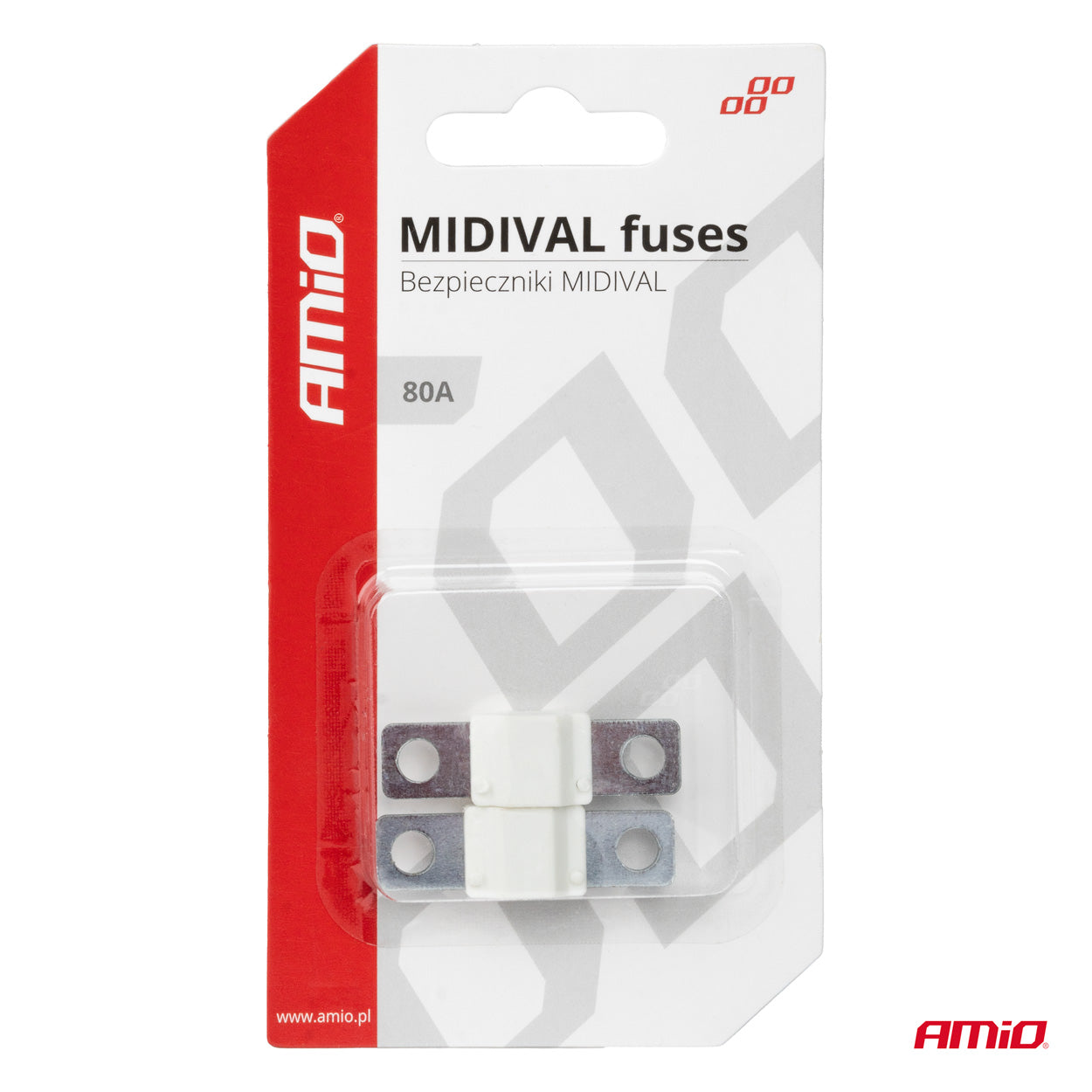 MIDIVAL-sikringer 80 A – 2 stk.