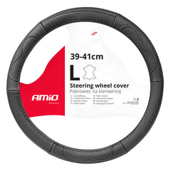 Ratbetræk Leather Series til rat på 39-41 cm