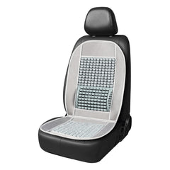 Grå bilsædemåtte med lændestøtte