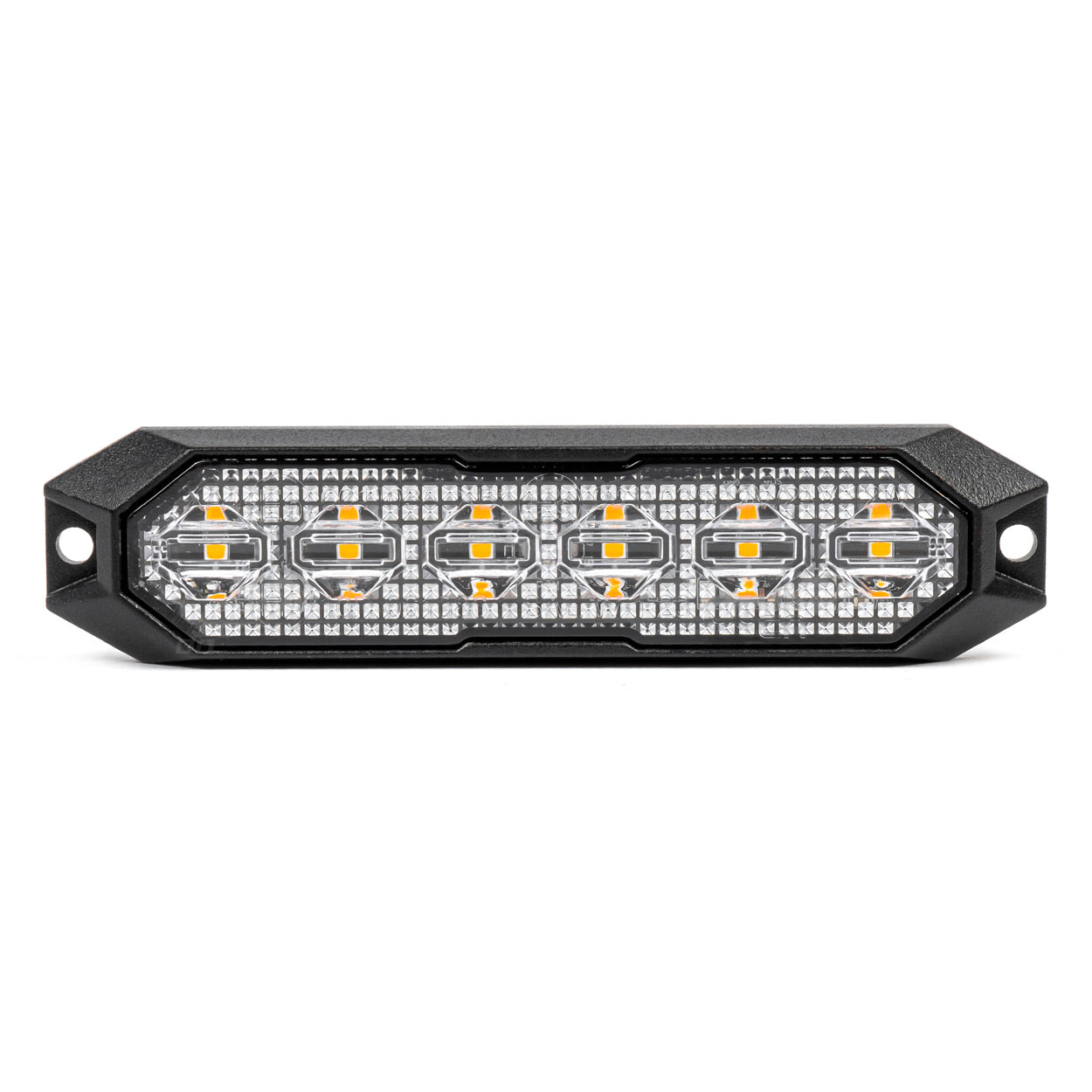 Slimt LED-advarselsblink til grill med orange lys