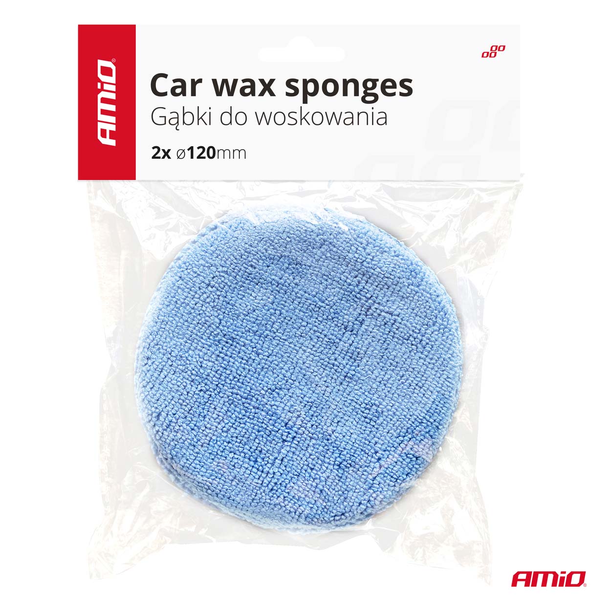 Mikrofiber polerpads til påføring af bilplejeprodukter